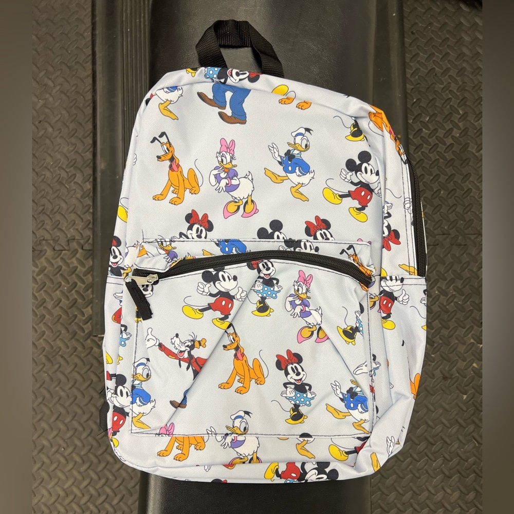 Disney Cartoon Character Print Backpack
